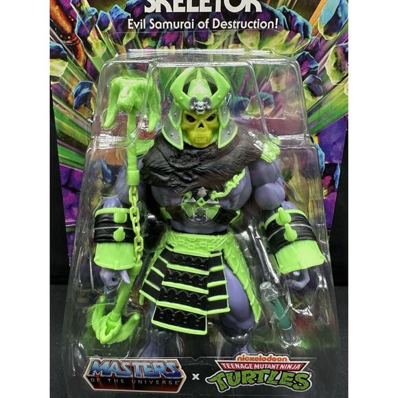 MOTU Masters of the Universe Origins Turtles of Grayskull Skeletor TMNT New - Picture 3 of 6